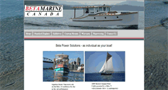 Desktop Screenshot of betamarinecanada.com